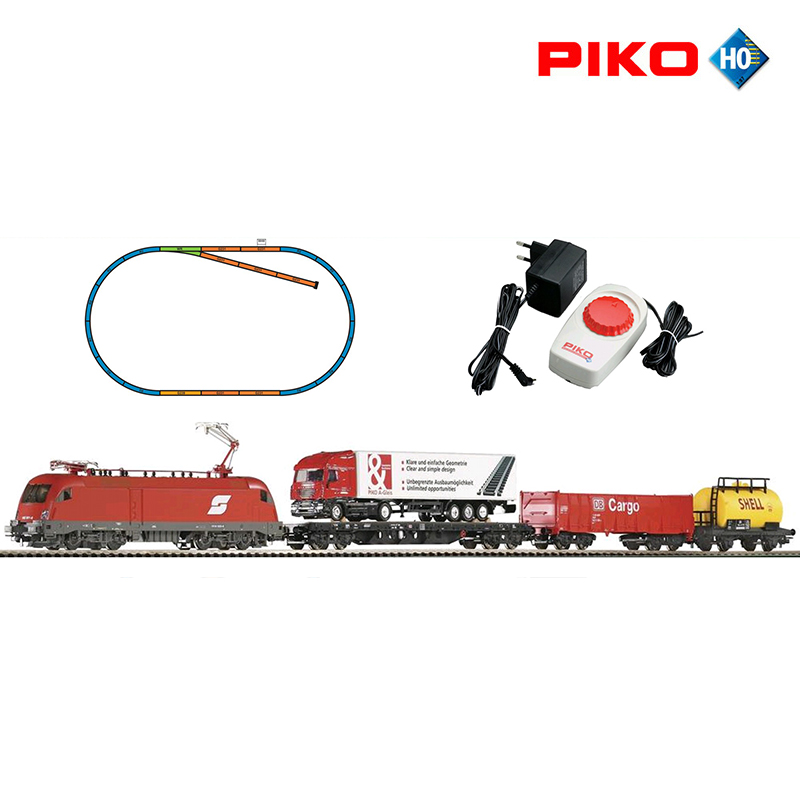 H0 Piko 57179 RailJet ČD + 3x osobní vůz a kolejivo s podložím