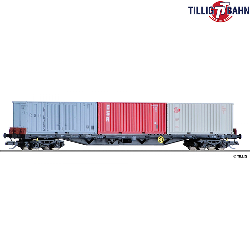 TT Tillig 18127 Rgs DR + 3x20' kontejnery IV. | RK MODEL
