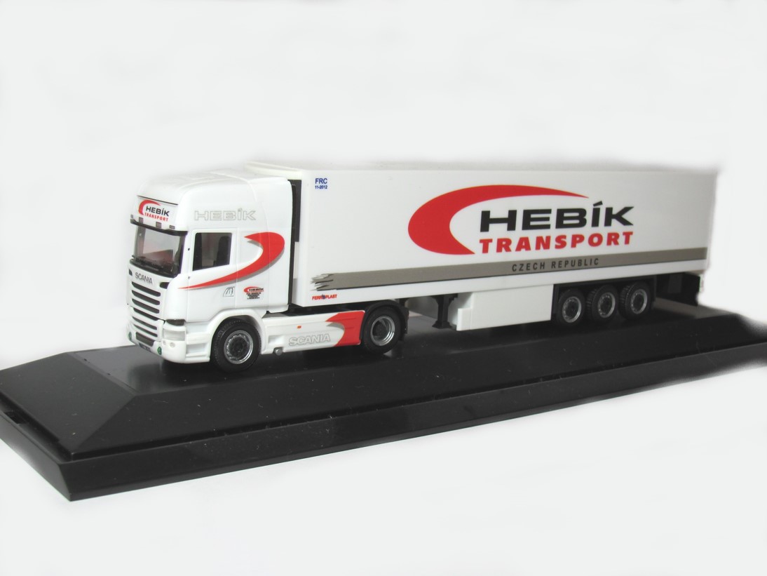 H0 MIWA Scania HEBÍK Transport (Herpa)