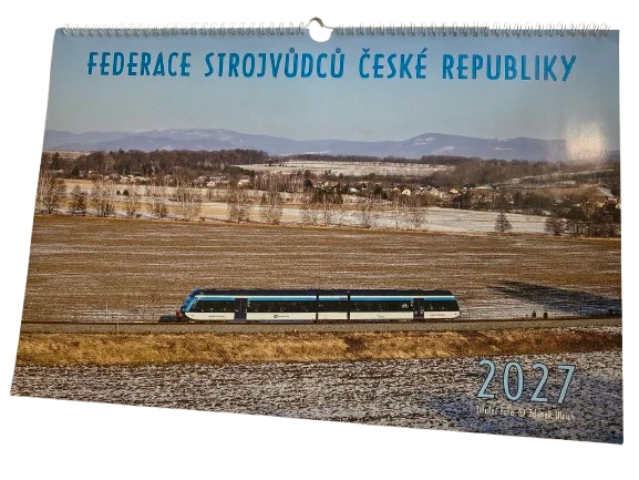 Kalendář 2027 Federace strojvůdců