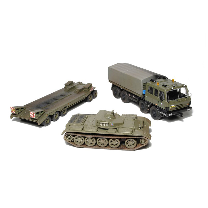 H0 SDV 87191 Tatra 815 8×8 VT 26.265 1R, Transporta P50, T-55C-2 Favorit