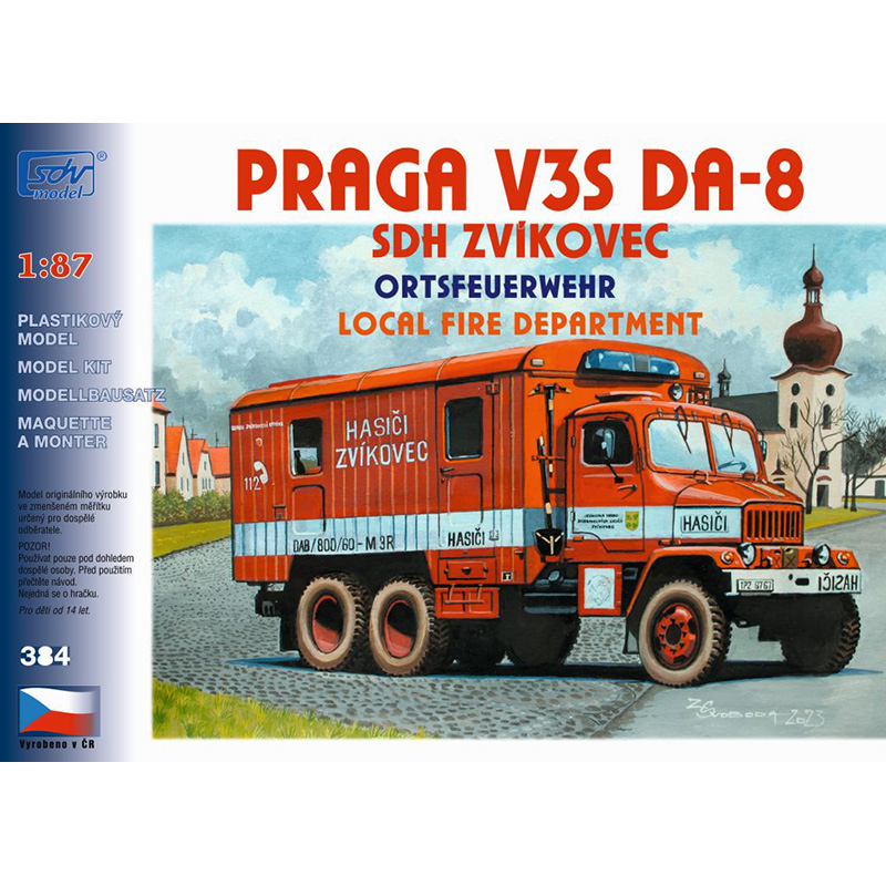 H0 SDV 384 praga V3S DA-8 SDH