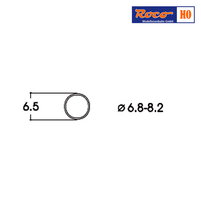 H0 Roco 40067 bandáže 10ks, 6,8 - 8,2mm
