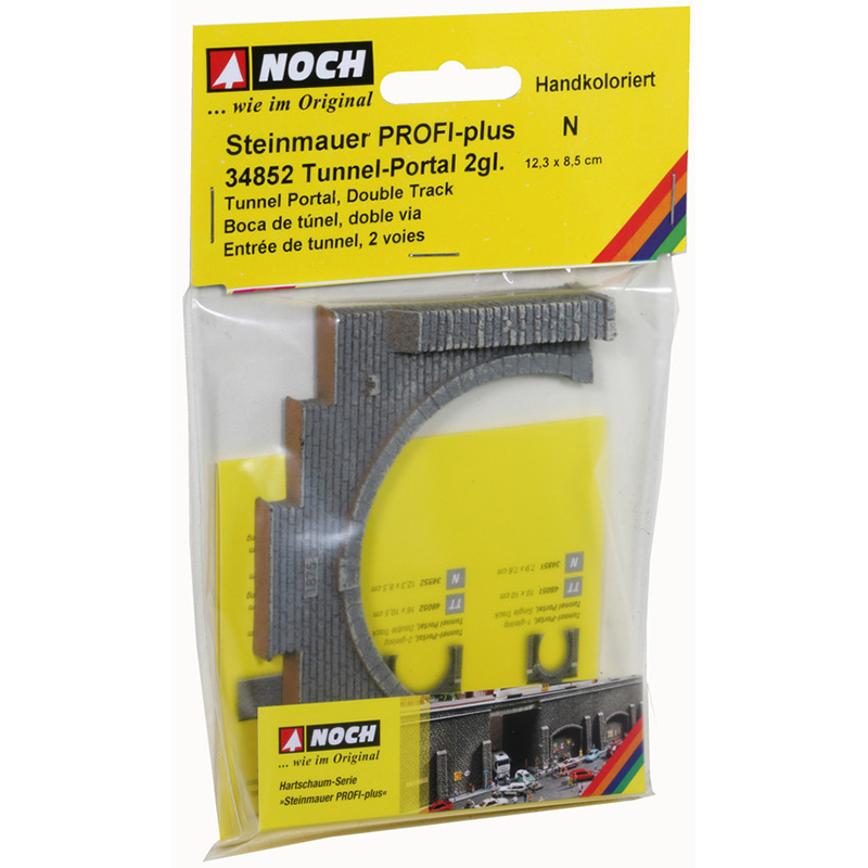 N NOCH 34852 tunelový portál 2 kolejný 123mm 