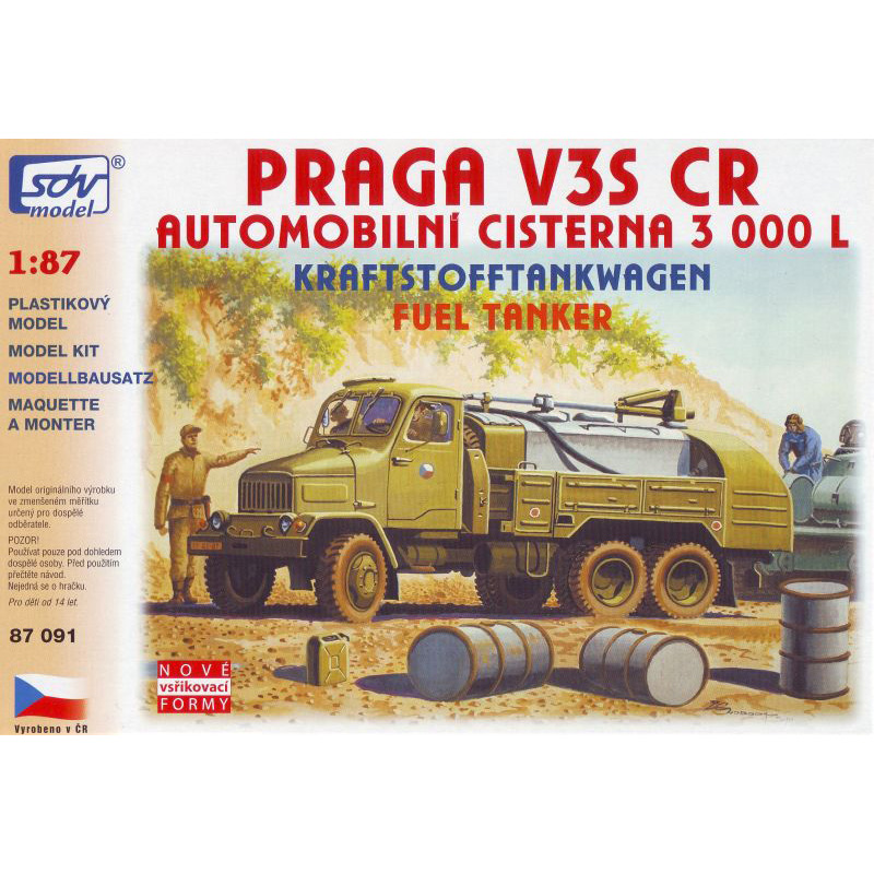 H0 SDV 87091 Praga V3S cisterna CR NEW