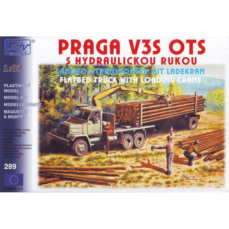 H0 SDV 289 Praga V3S OTS+h.ruka