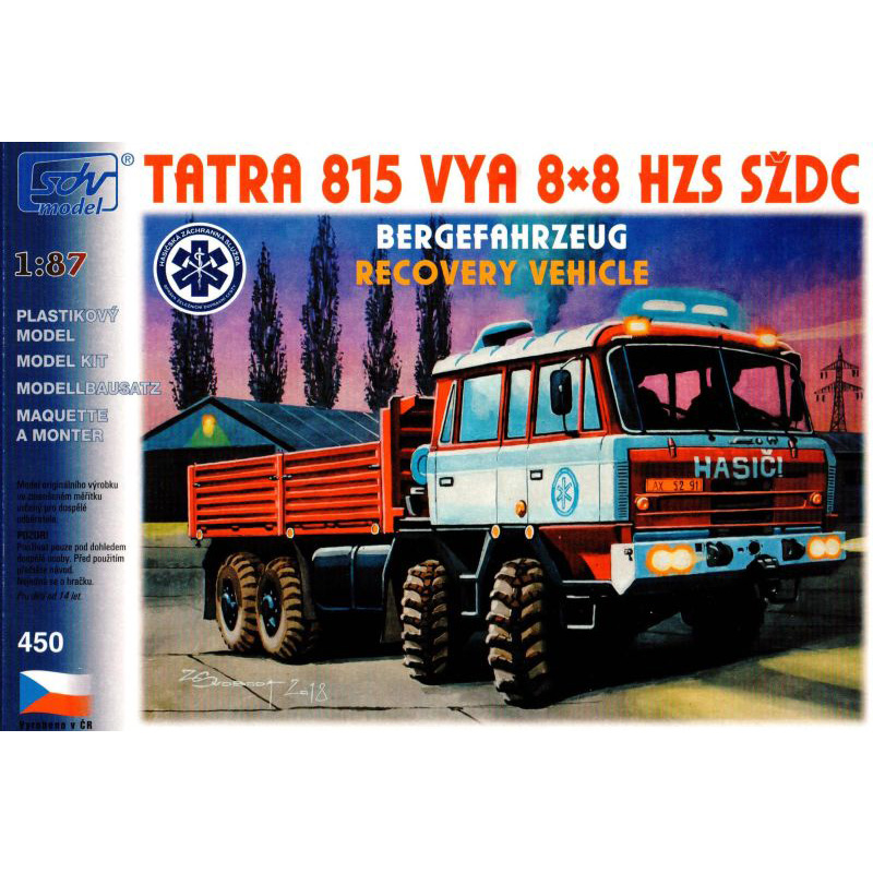 H0 SDV 495 tra 815 8×8 TA HZS Správa železnic