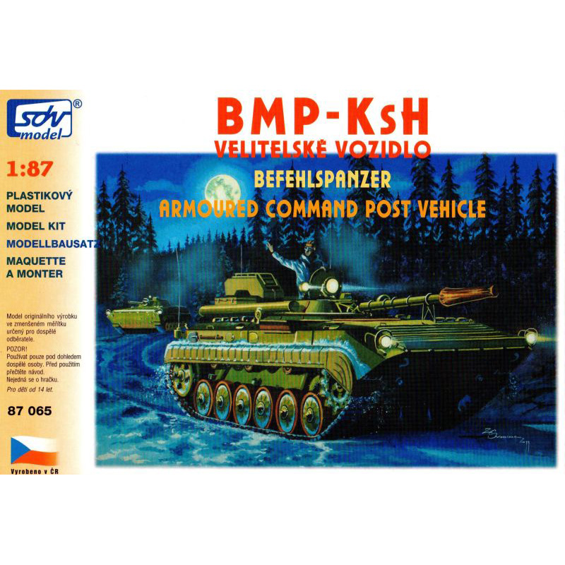 H0 SDV 87065 BMP-KsH Velitelské vozidlo