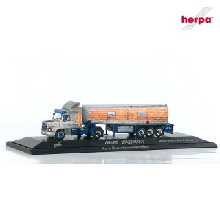 H0 Herpa 120357 Scania HAUBER TANK-SATTELZUG "BEST WARRIOR"