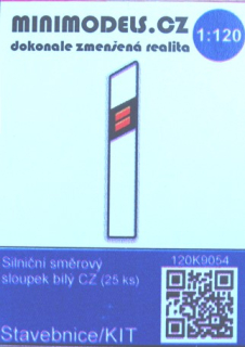 TT Minimodels 9054 Silniční směrový sloupek bílý (25ks)