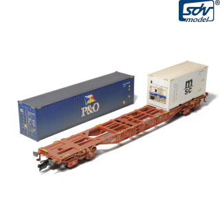 TT SDV 12124 Stavebnice Kontejnerový vůz Sgnss 55 ČD/ČDC