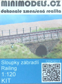 TT MNM Sloupky zábradlí