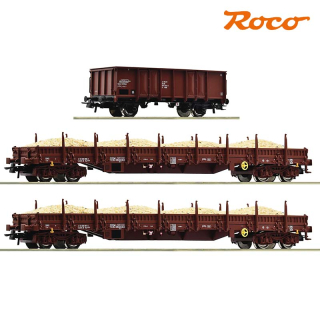 H0 Roco 77041 Set El + 2x Res DR