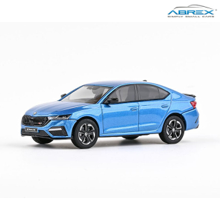 1:43 Abrex ABZ-037LJ Octavia IV RS 2020 Modrá Ocean Metalíza