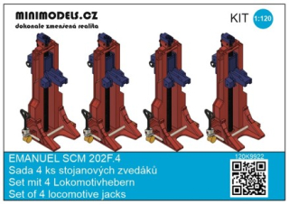 TT MNM stojanový zvedák EMANUEL SCM 202F.4 (4ks)