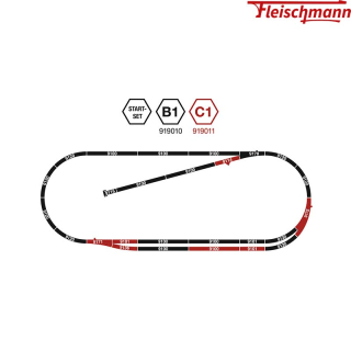 N FLEISCHMANN 919011 Kolejový set C1