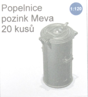 TT MNM popelnice pozink MEVA (20ks)