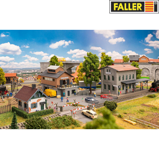 H0 Faller 190137 Set železniční stanice Feldkirchen