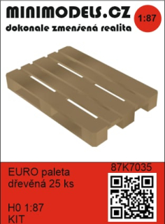 H0 MNM Euro Palety (25ks)