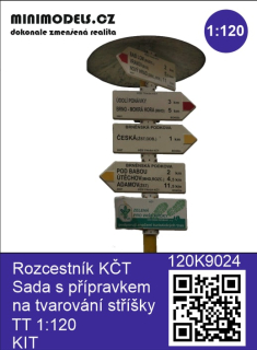 TT MNM Turistický rozcestník KČT