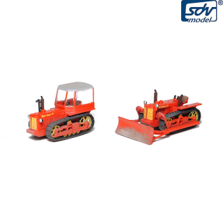 H0 SDV 390 Stavebnice Zetor Super P zimní set 2ks