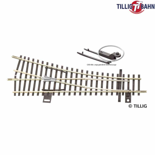 TT Tillig 83328 Výhybka EW1 Pravá 15st/129,5mm