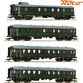 H0 Roco 6200056 Set Zwickauer Traditionszug DR 4ks