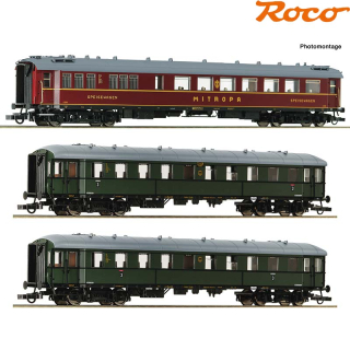 H0 Roco 6200057 Set Zwickauer Traditionszug DR 3ks