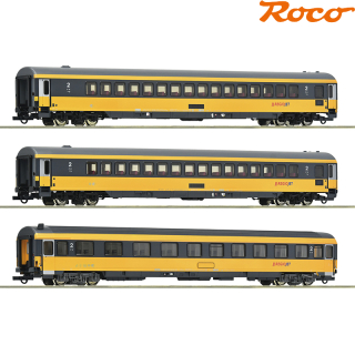 H0 Roco 6200082 Set osobní vozy RegioJet CZ, Bmpvz, Bpwmvz, ABmz / 3ks