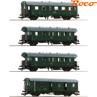 H0 Roco 6200088 Set osobní vozy Bi, Dd / 4ks