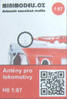H0 MNM Antény pro lokomotivy