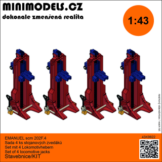 0 MM stojanový zvedák EMANUEL SCM 202F.4 (4ks
