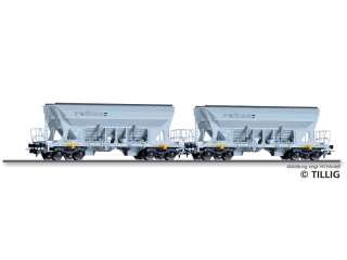 TT TILLIG 01111 - Set dvou výsypných vozů Faccnpps, Railco services s.r.o., VI. epocha