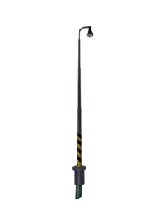 lampa N RB 707 nádražní ocelová 86mm LED žlutá