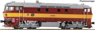 TT ROCO 7390007 - Dieselová lokomotiva 751.375 "Bardotka", ČD, Ep.V, DCC ZVUK