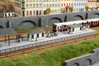 TT Auhagen 13356 Vybavení nástupiště
