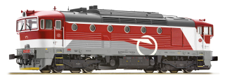 H0 ROCO 7310082 dieselová lokomotiva Brejlovec 754 083 ZSSK, DCC zvuk