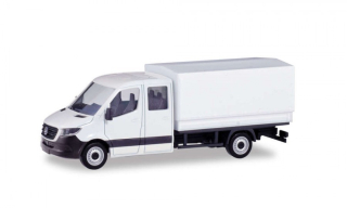 H0 Herpa 013499 Mercedes-Benz Sprinter 18 valník bílý