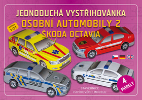 Vystřihovánka 69 Jednoduchá vystřihovánka osobní automobily 2 - Škoda Octavia