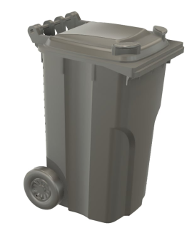 TT Minimodels.cz 375 popelnice MEVA plast.240l - 20ks