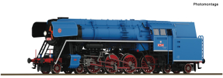 H0 Roco 7110033 Parní lokomotiva 477.008 "papoušek" - ČSD, DCC Zvuk + kouř