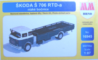 H0 MM 16945 Škoda 706 RTD-a nízké bočnice