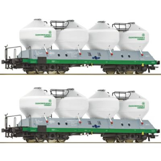 H0 Roco 6600237 Set vozů Uacs/Raj "Českomoravský cement" 2 ks