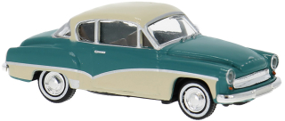 H0 Brekina 27162 Wartburg 311 Coupe 1959, tyrkysově zelená/ krémová
