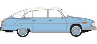 H0 Brekina 27327 Tatra 603-2, světle modrá/bílá, 1963