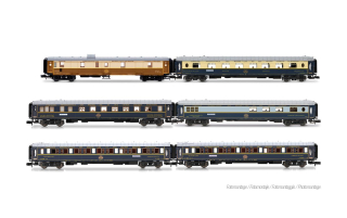 N ARNOLD HN4522 Intraflug/CIWL, Set 6 vozů „50 let Nostalgie-Istanbul-Orient-Express”, 1976