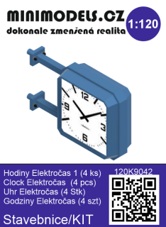 TT Minimodels 9042 hodiny Elektročas 1 4 ks
