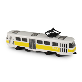 Rappa 26094 Tramvaj Tatra T3 16cm, otevírací dveře, žlutá