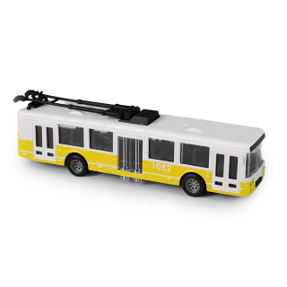 Rappa 26091 Trolejbus 16cm, otevírací dveře, žlutý