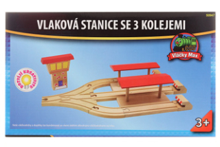 Max 50947 Vlaková stanice se 3 kolejemi